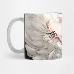 White Cat Mask Mug